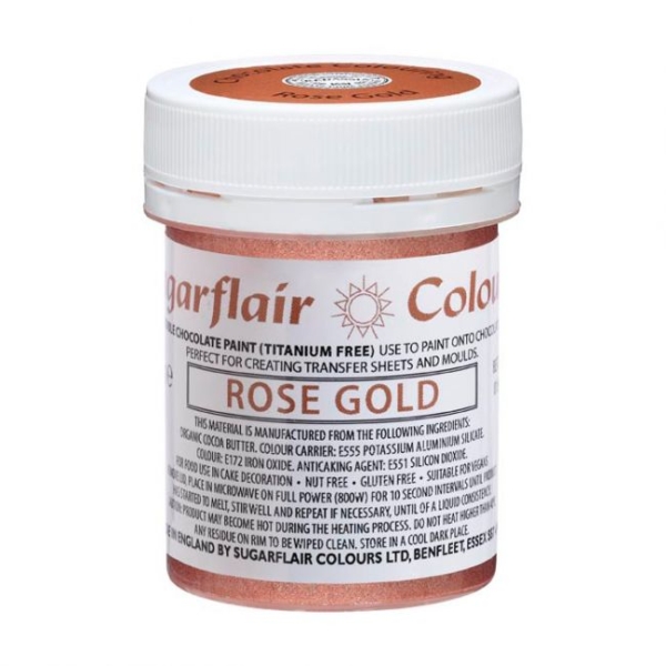 Paint for Chocolate - Rose Gold - E171 free